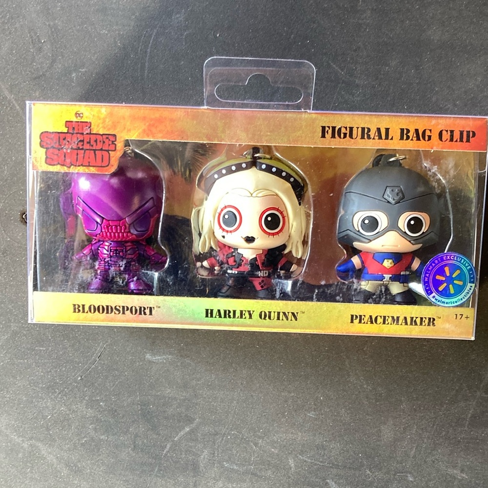 Suicide Squad Figural Bag Clip Set